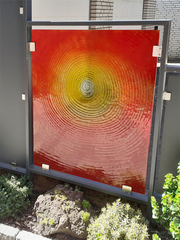 Windschutz Terrasse Glas