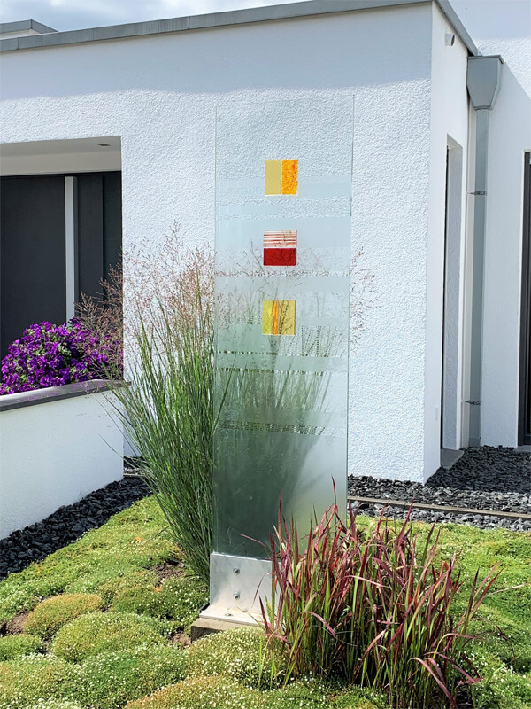 Garten Stele