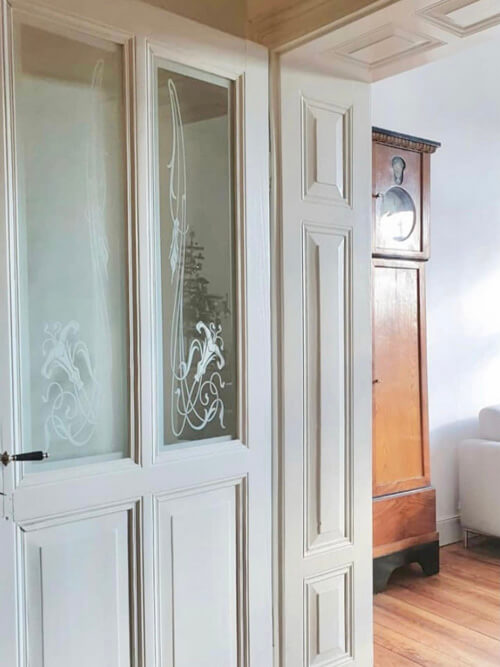 Jugendstil Glasscheiben