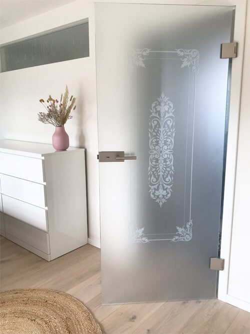 Ätzglas Türen