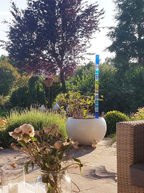 Gartenstecker aus Glas — Beispiel 4