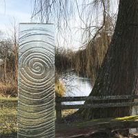 Glas für Grabmale