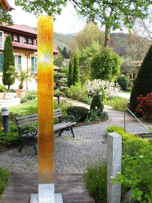 Glasstelen — Beispiel 9