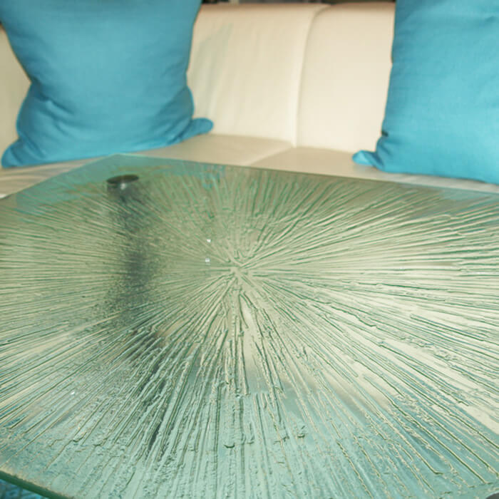 Tischplatten aus Schmelzglas — Beispiel 4