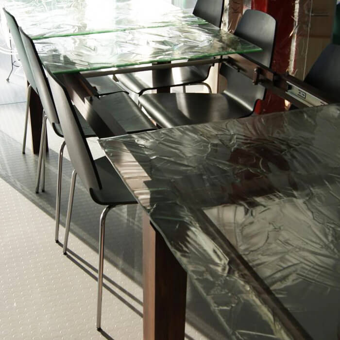 Tischplatten aus Schmelzglas — Beispiel 6