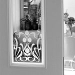 satiniertes Glas Muster