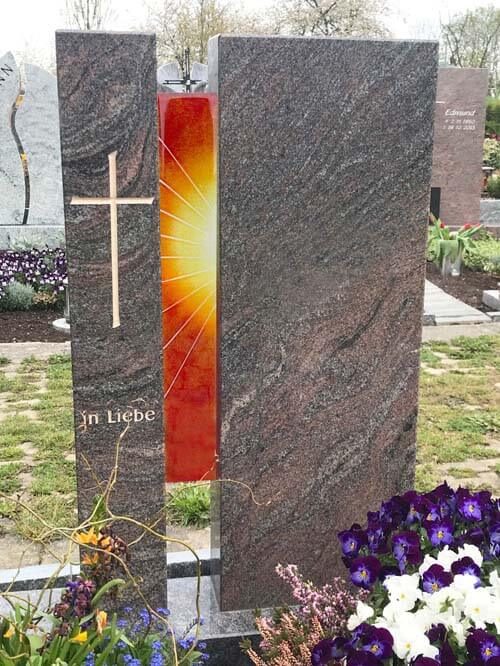 Glas für Grabmale — Beispiel 5