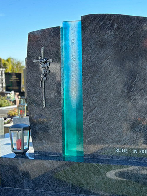 Glas für Grabmale — Beispiel 13