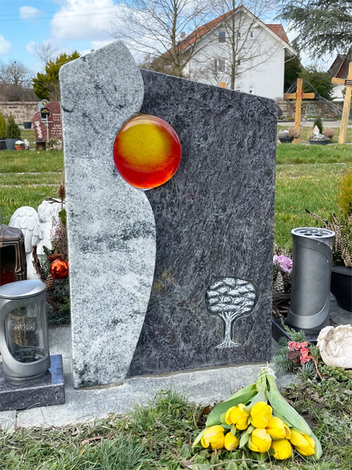 Glas für Grabmale — Beispiel 17
