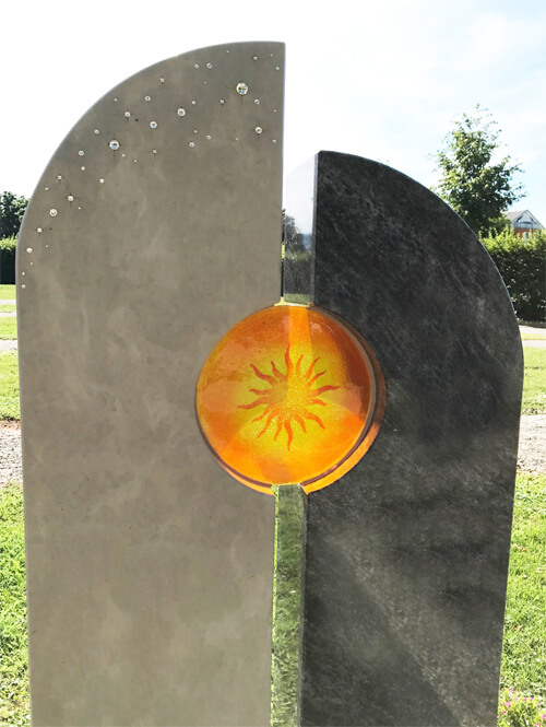 Glas für Grabmale — Beispiel 18