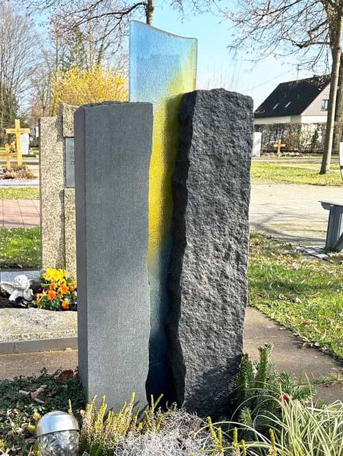 Glas für Grabmale — Beispiel 11