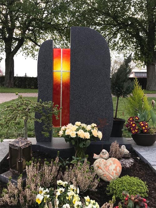 Glas für Grabmale — Beispiel 12