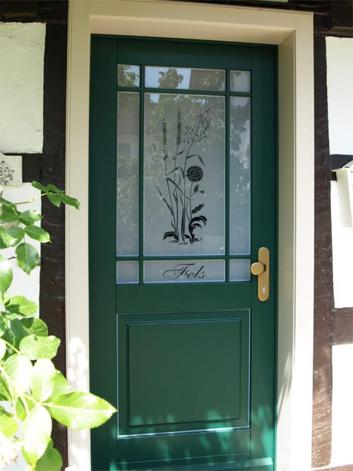 Haustüren mit Glaseinsatz — Beispiel 6
