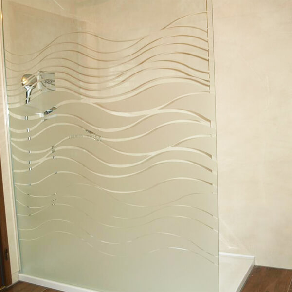 modern glasdusche