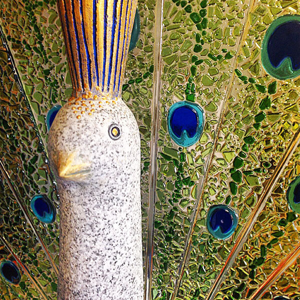 glaskunst pfau