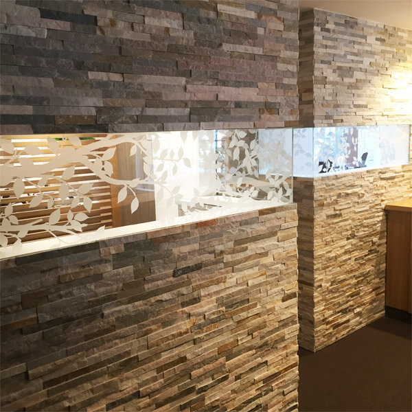 interior glas