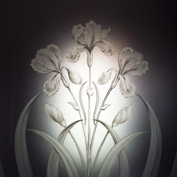Jugendstil-Glasscheiben