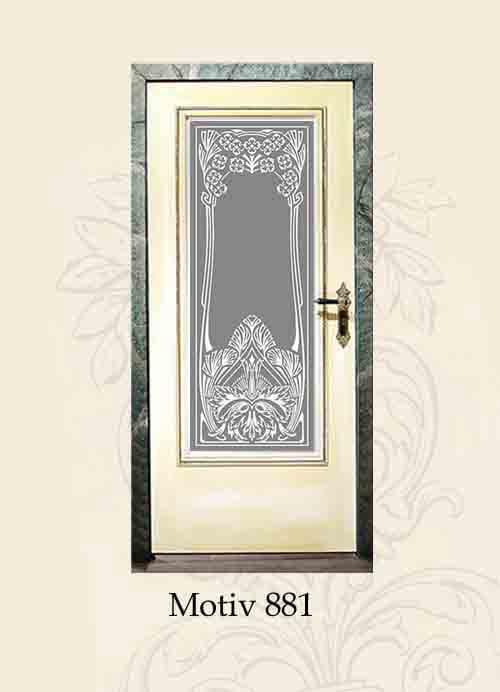 Glasdecor antik