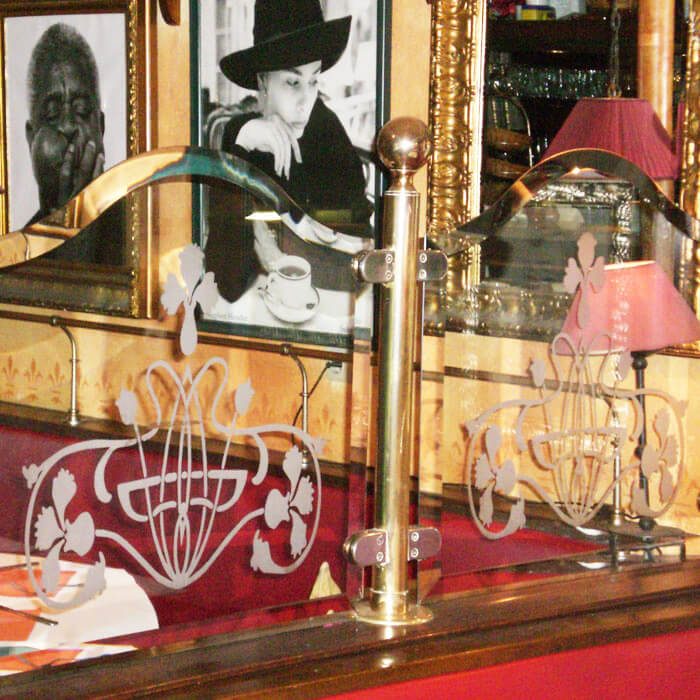 Jugendstil-Glasscheiben — Beispiel 6