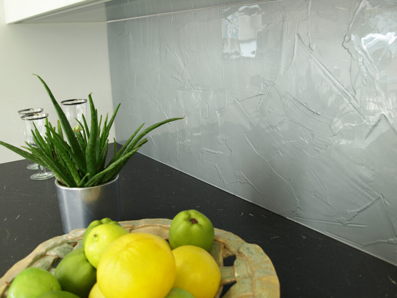 Küchenrückwände aus Schmelzglas — Beispiel 3