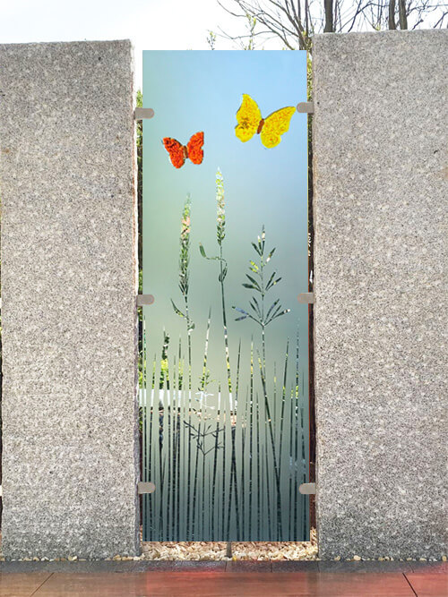 Sichtschutz Glas sandgestrahlt