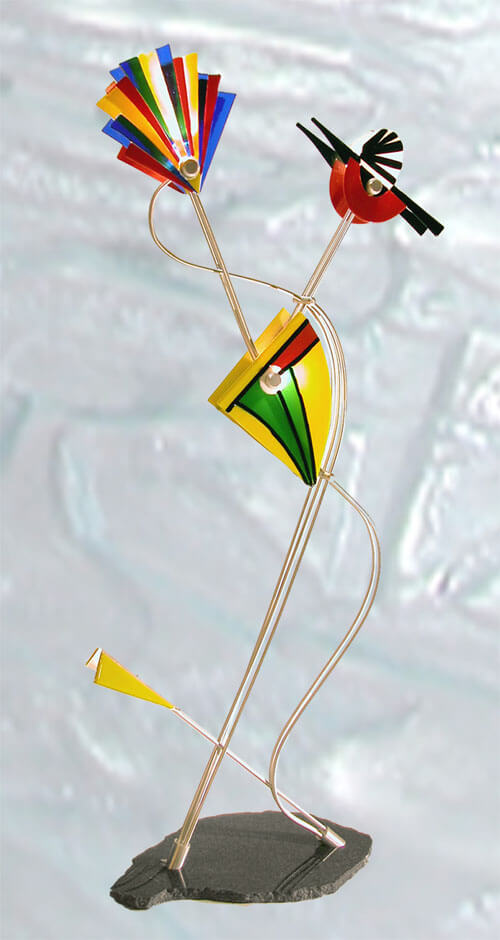 Wandleuchten aus Schmelzglas — Beispiel 27